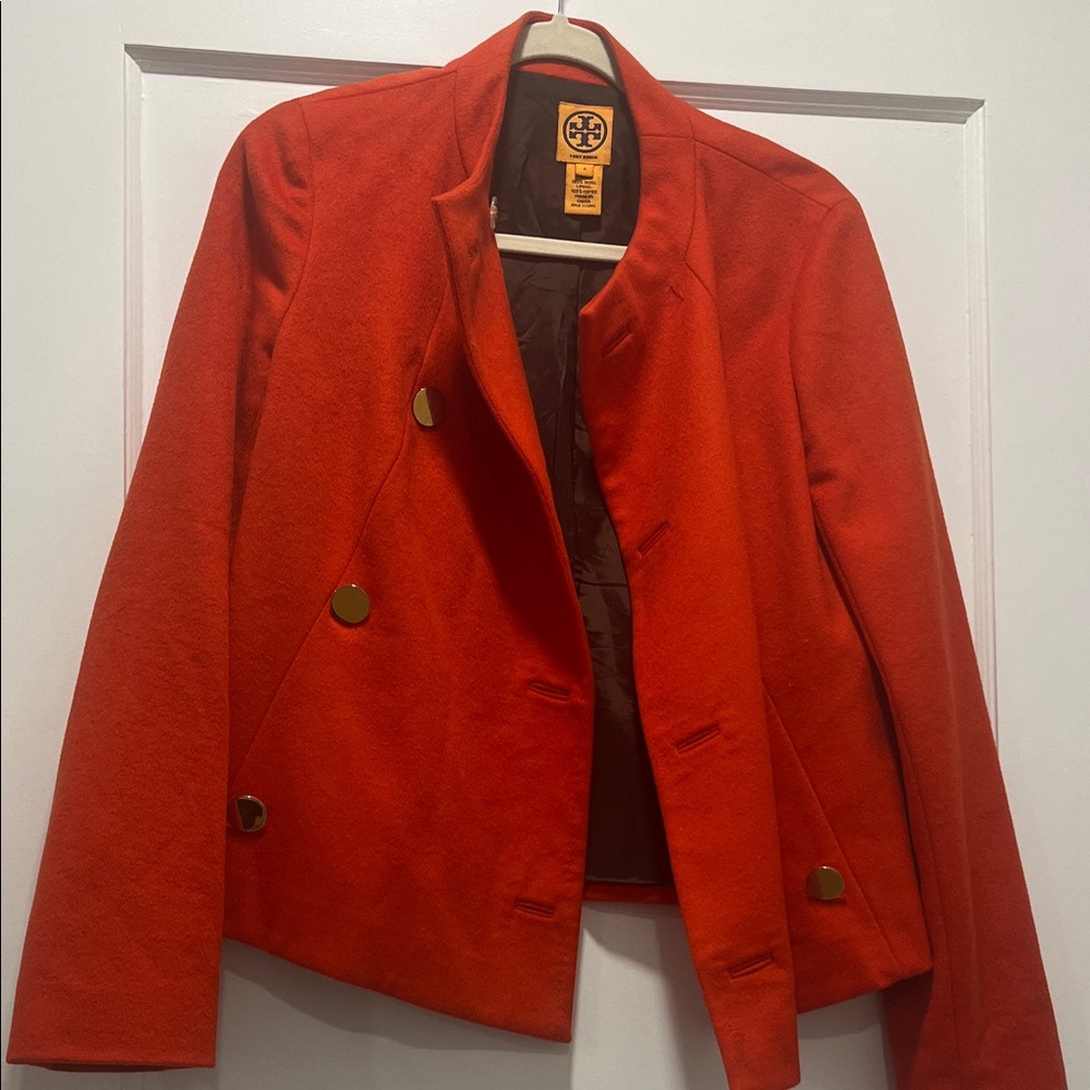 Tory Burch Women's Bold Orange Blazer